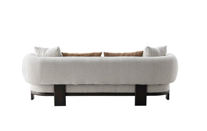 Sahra Sand Leaner Beige Sofa