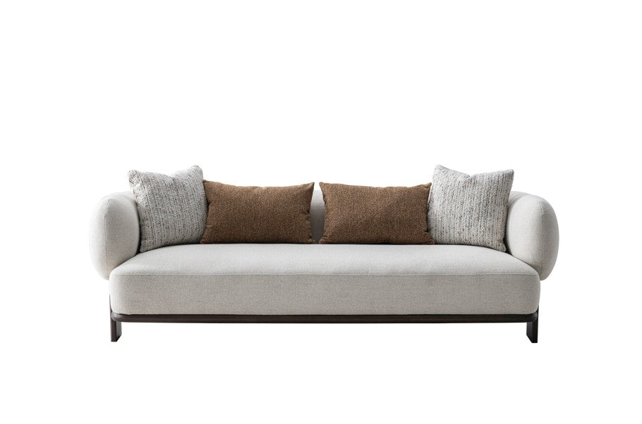 Sahra Sand Leaner Beige Sofa