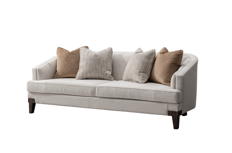 Opaline  White Velevt sofa