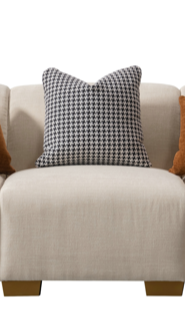 Elegant Embrace Beige Armless Chair