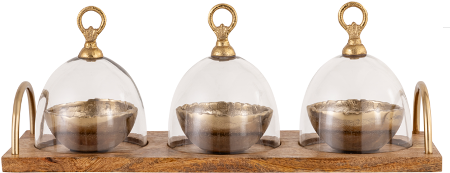 Golden Nest Serving Set