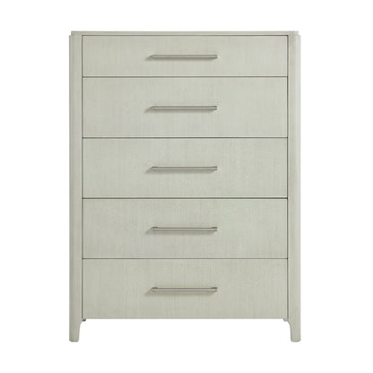 South Beach Light Grey 5-Drawer Chest