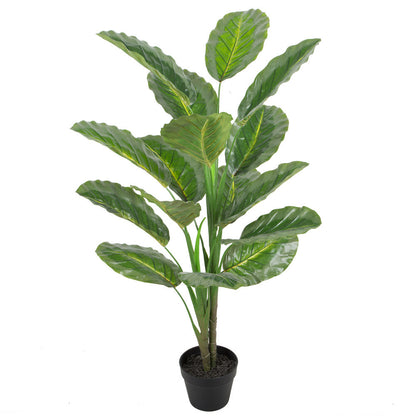 Artificial Calathea Green Plant 120CM Light Green (6646805987424)
