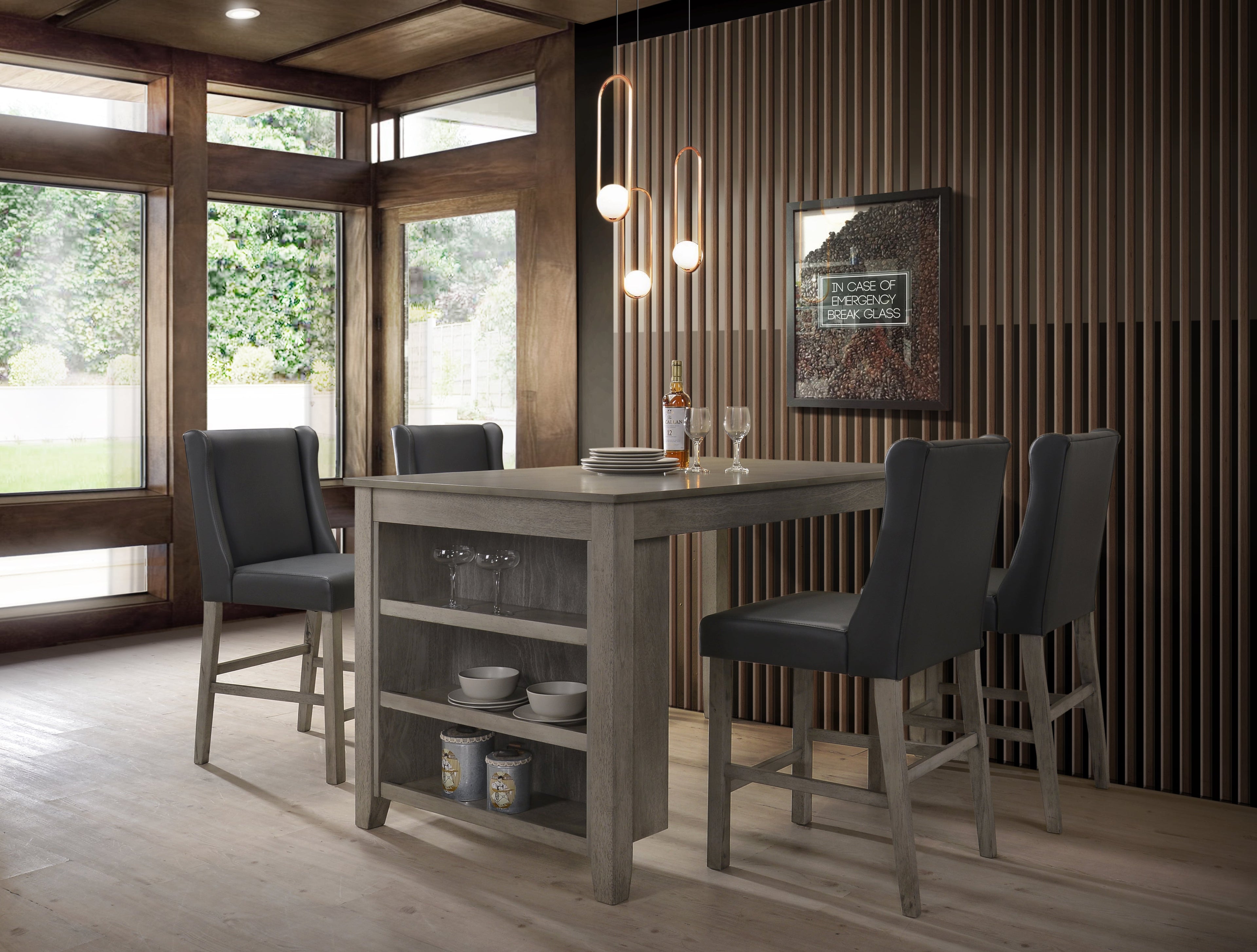 Pandora Grey 4 Seater Dining Table