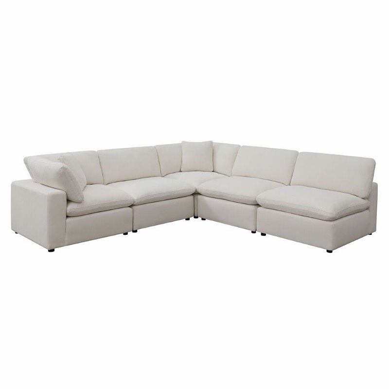 Cloud 9 Cotton Armless Sectional (8782148436289)