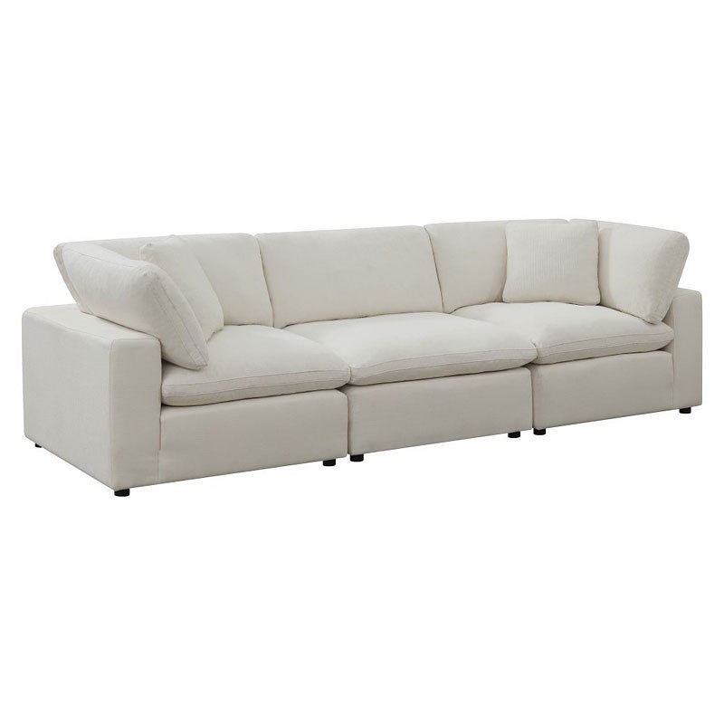 Cloud 9 Cotton Armless Sectional (8782148436289)