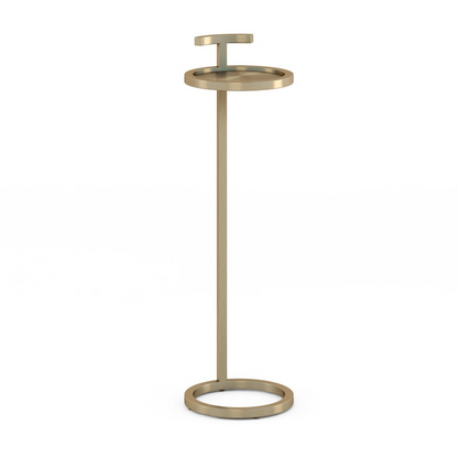 Black 14" Maisie Accent Table Round