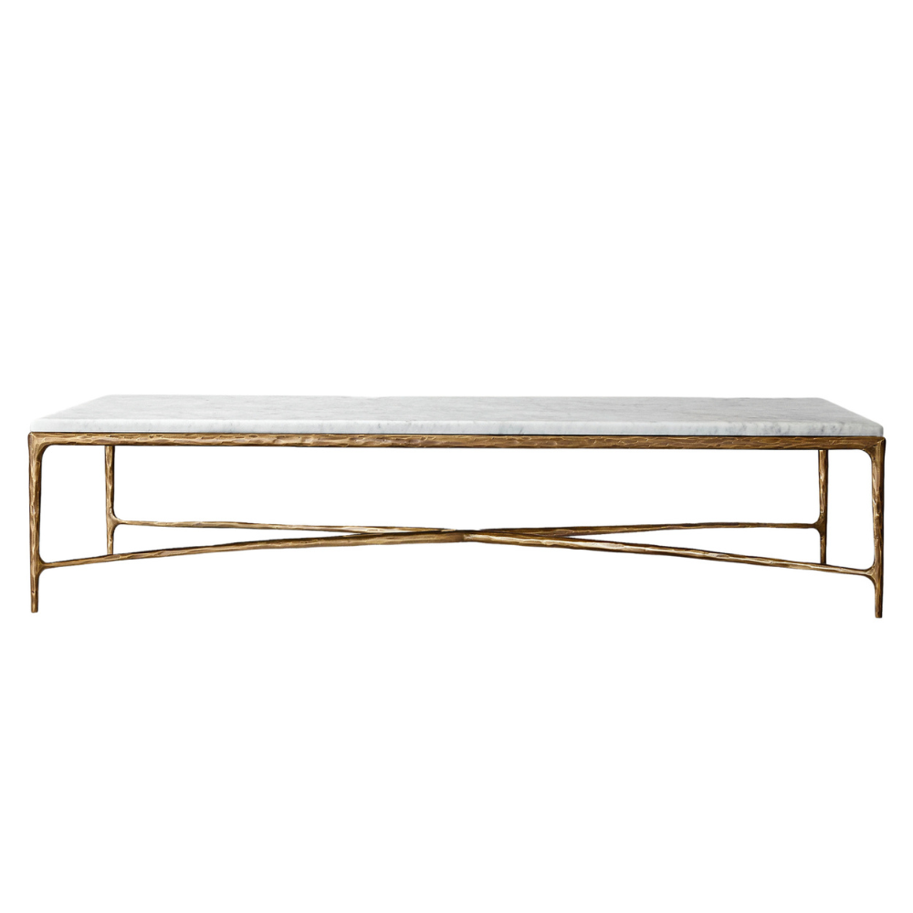 Square Coffee Table with Marble Top (8785169809729)