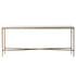 Gold Console Table with Marble Top (6649076777056)