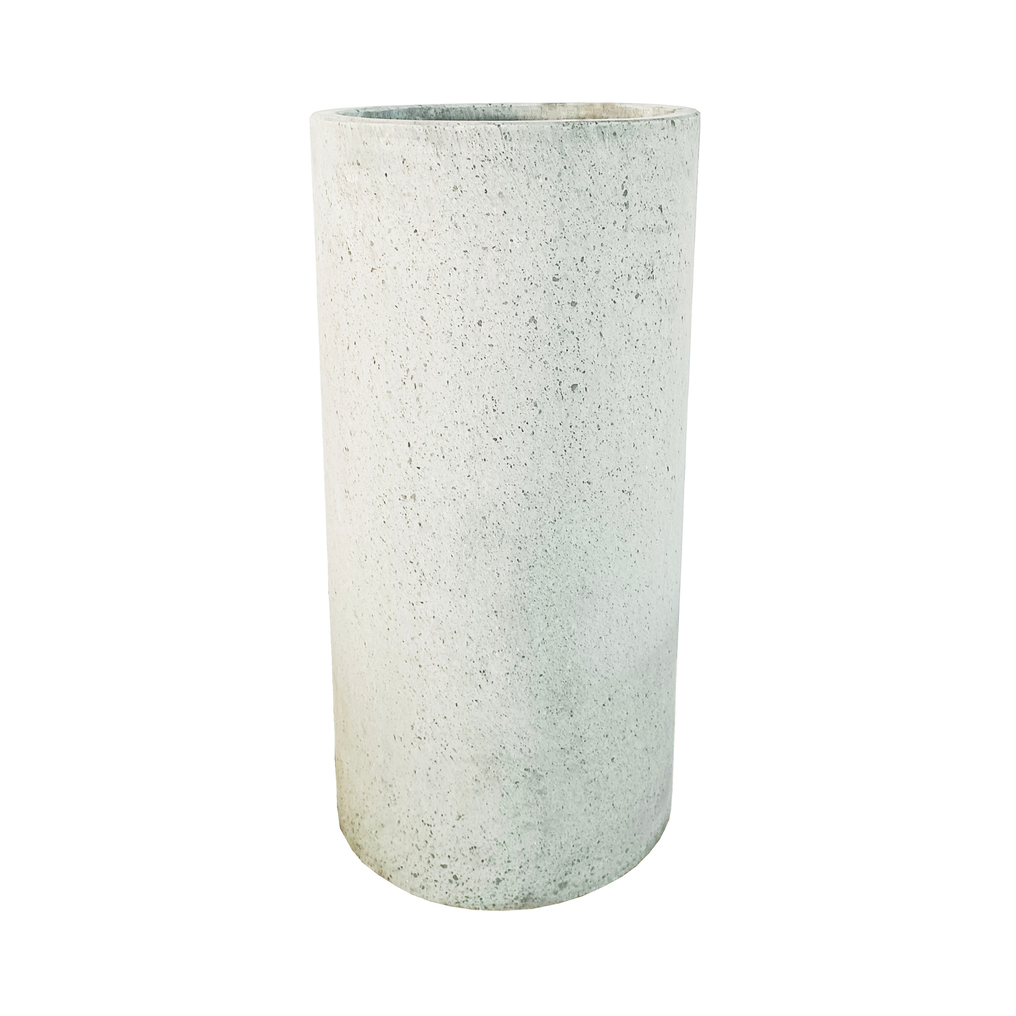 Coal Grey Terrazzo Indoor/Outdoor Plant Pot By Roots30W*30D*60H.