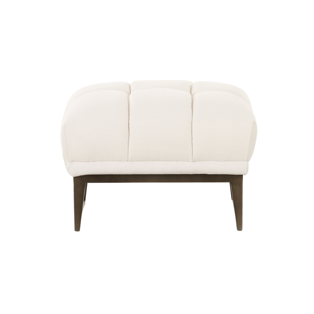 Avalon White &amp; Black Ottoman