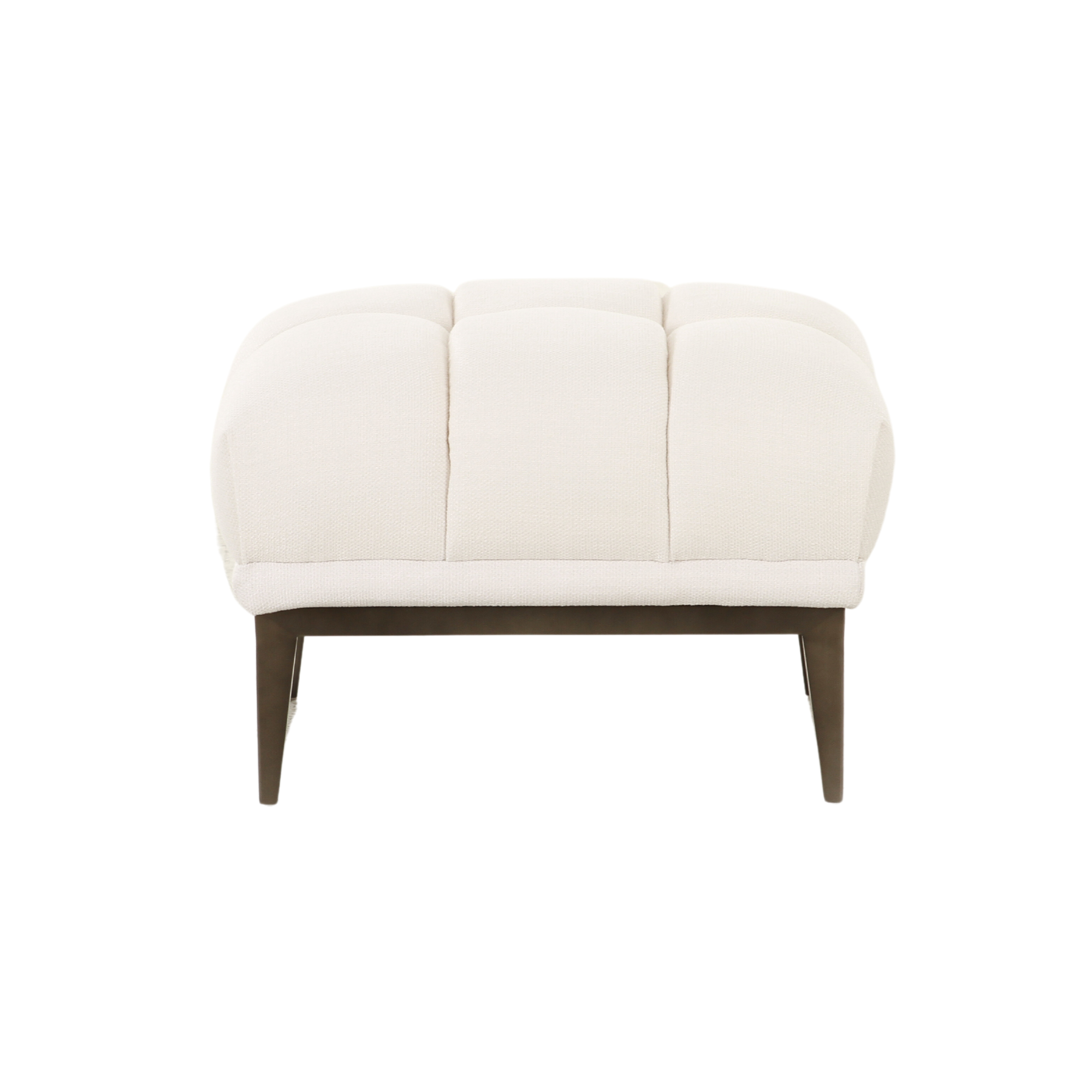 Avalon White &amp; Black Ottoman