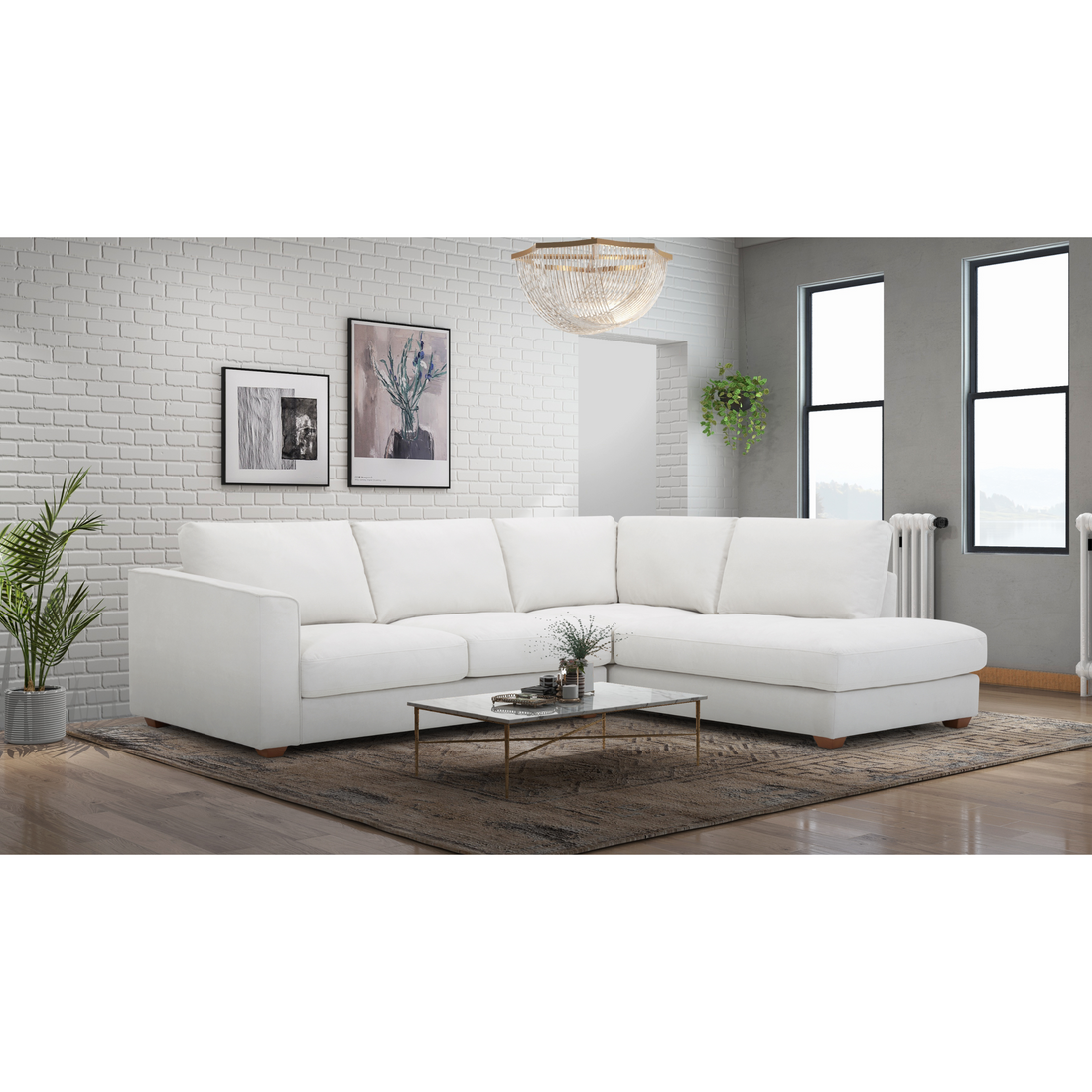 Beige Sectional