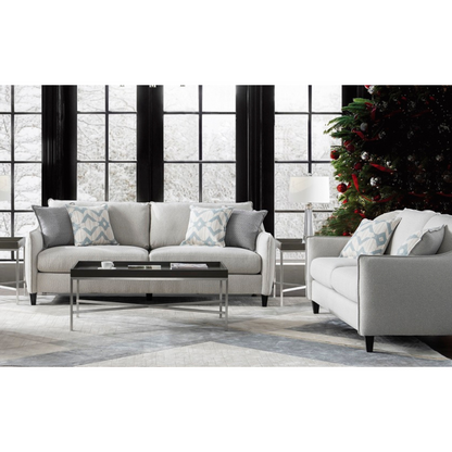 Trendy Grey Living Room Set ( Sofa+Loveseat)
