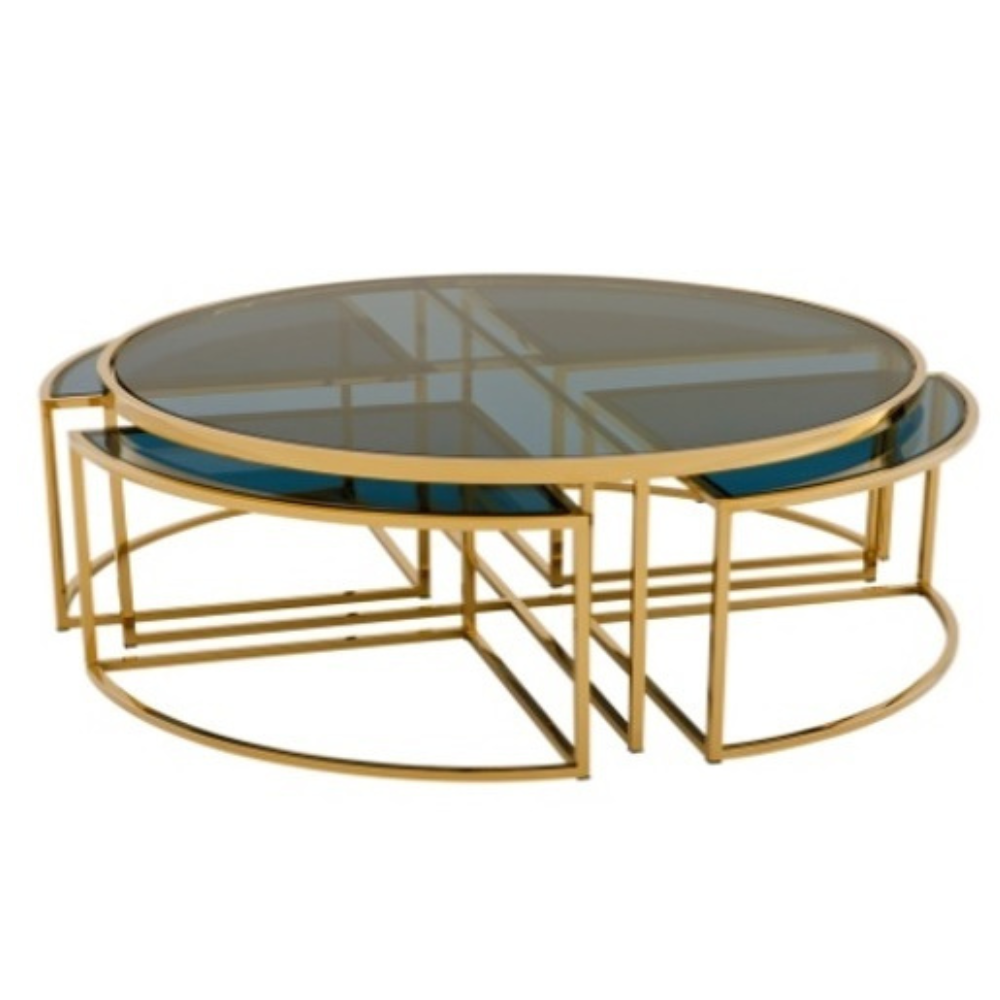 Gold Mirror Coffee Tables SET (8785166205249)