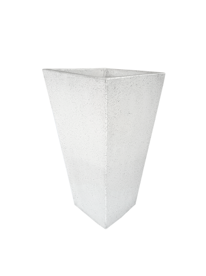 White Terrazzo Indoor/Outdoor Plant Pot By Roots45W*45D*81H.