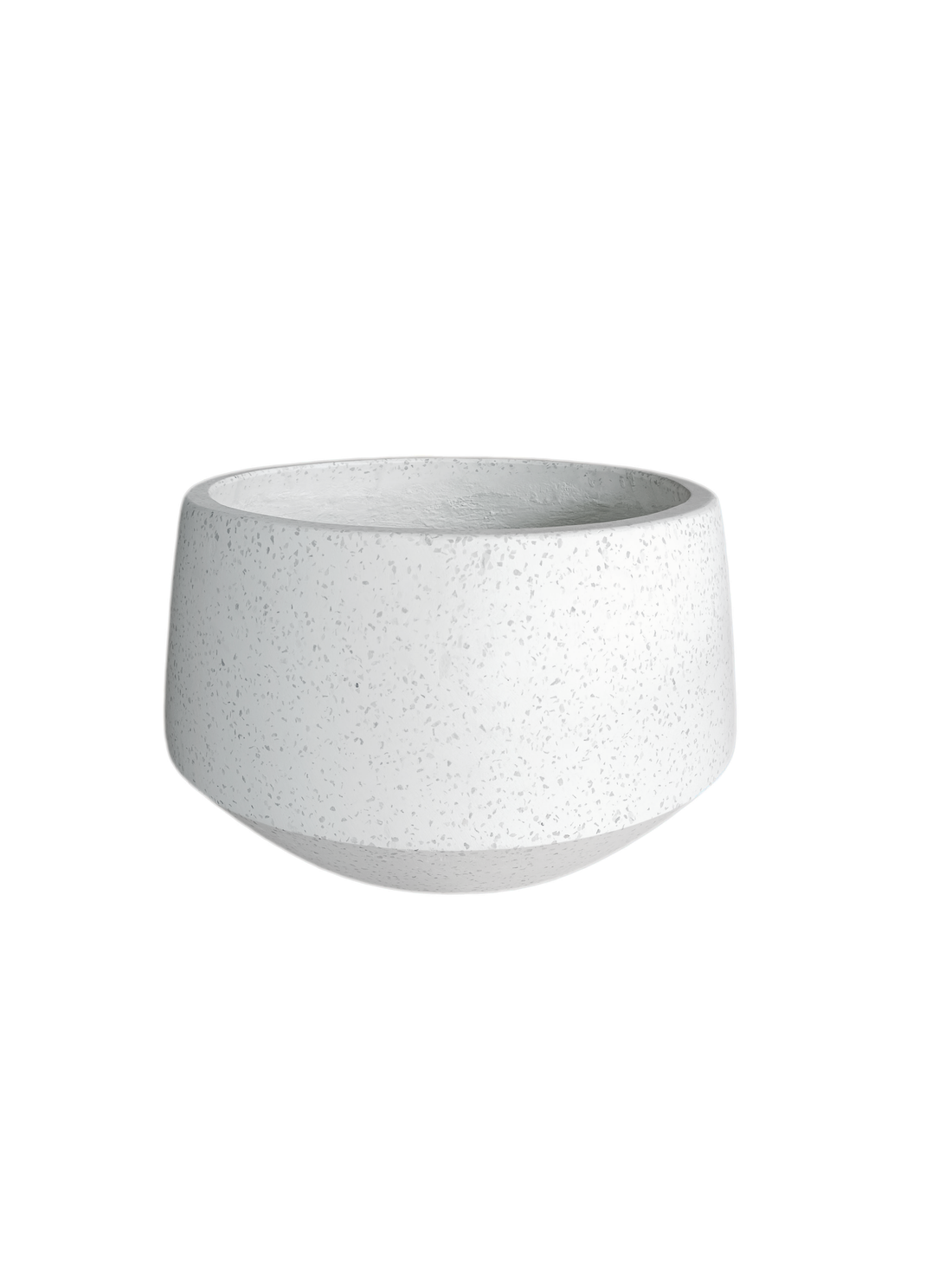 White Terrazzo Indoor/Outdoor Plant Pot By Roots45W*45D*27H.