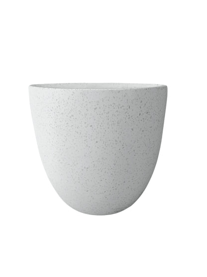 White Terrazzo Indoor/Outdoor Plant Pot By Roots36W*36D*32H.