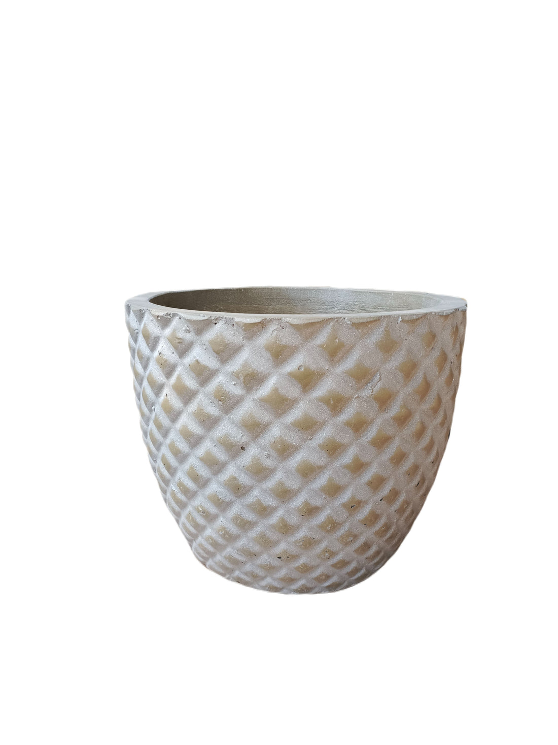 Beige Wash Indoor/Outdoor Plant Pot By Roots38W*38D*30H.