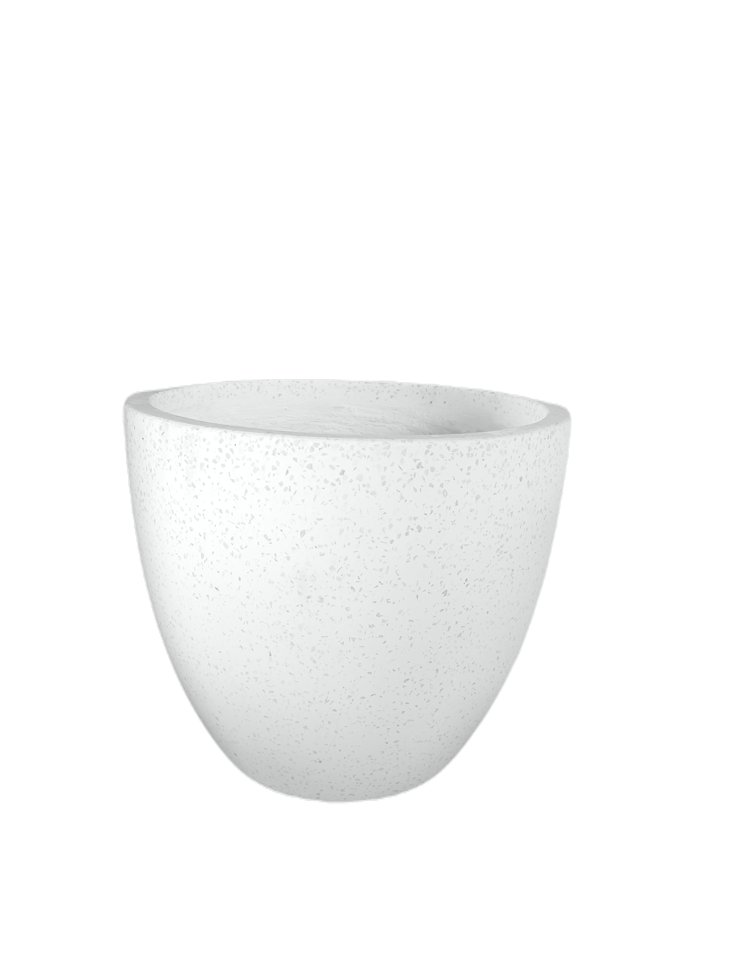 White Terrazzo Indoor/Outdoor Plant Pot By Roots40W*40D*34H.