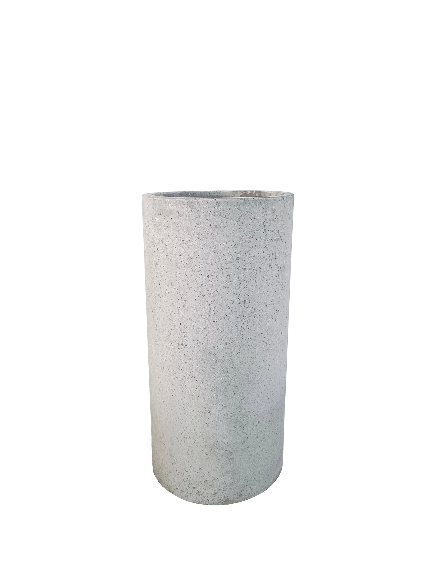 Coal Grey Terrazzo Indoor/Outdoor Plant Pot By Roots30W*30D*60H.