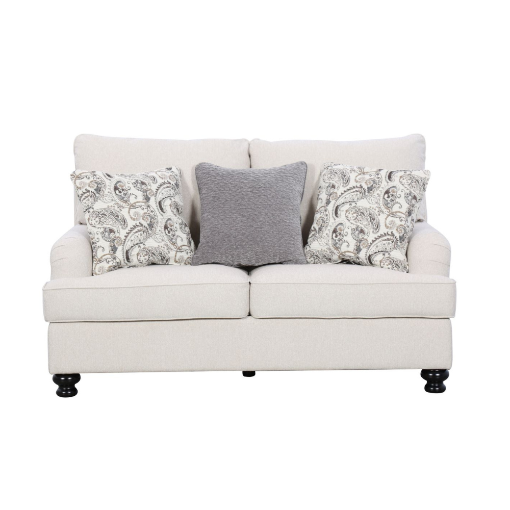 Denise Beige Loveseat (6631650820192)