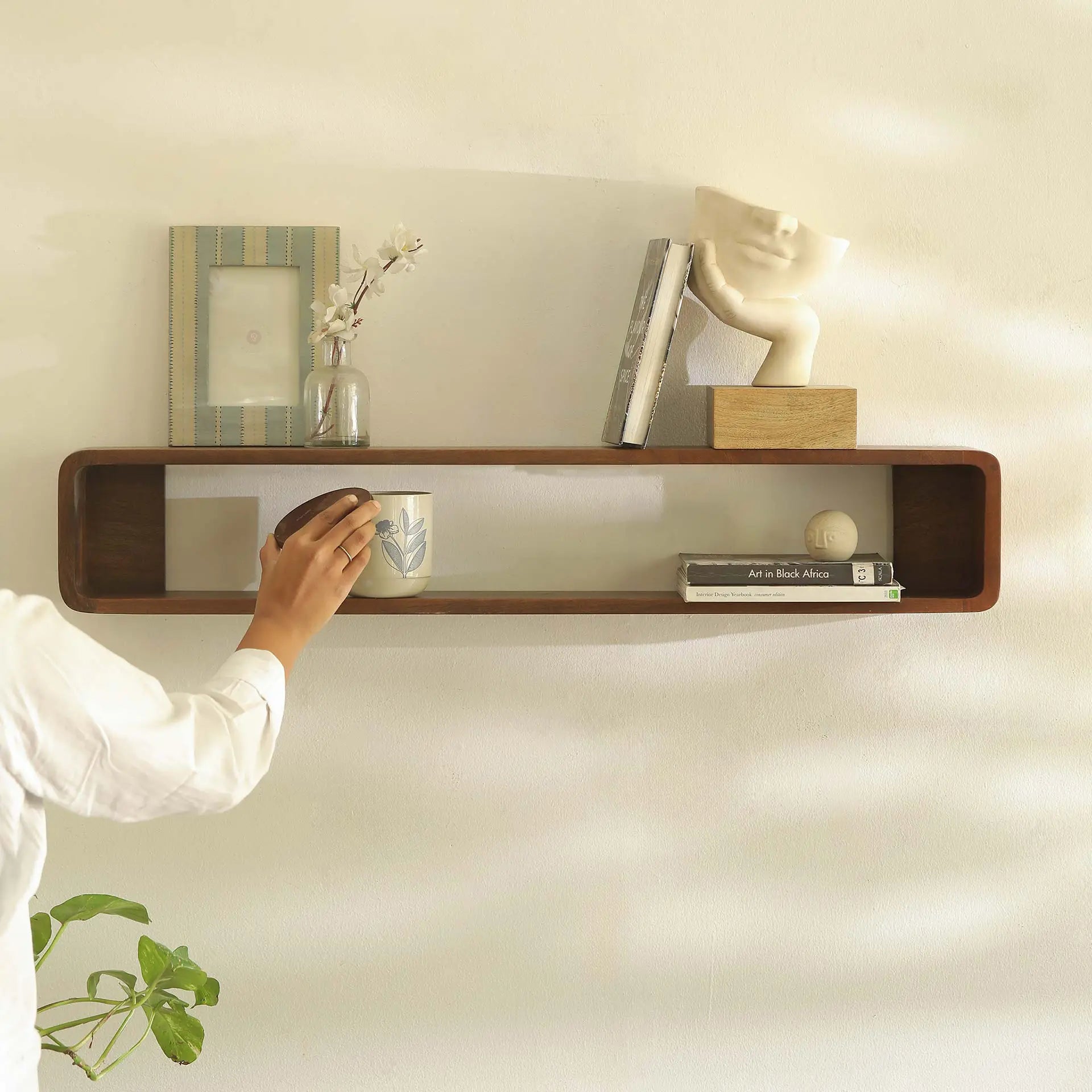 Boxy Wooden Shelf - Large
