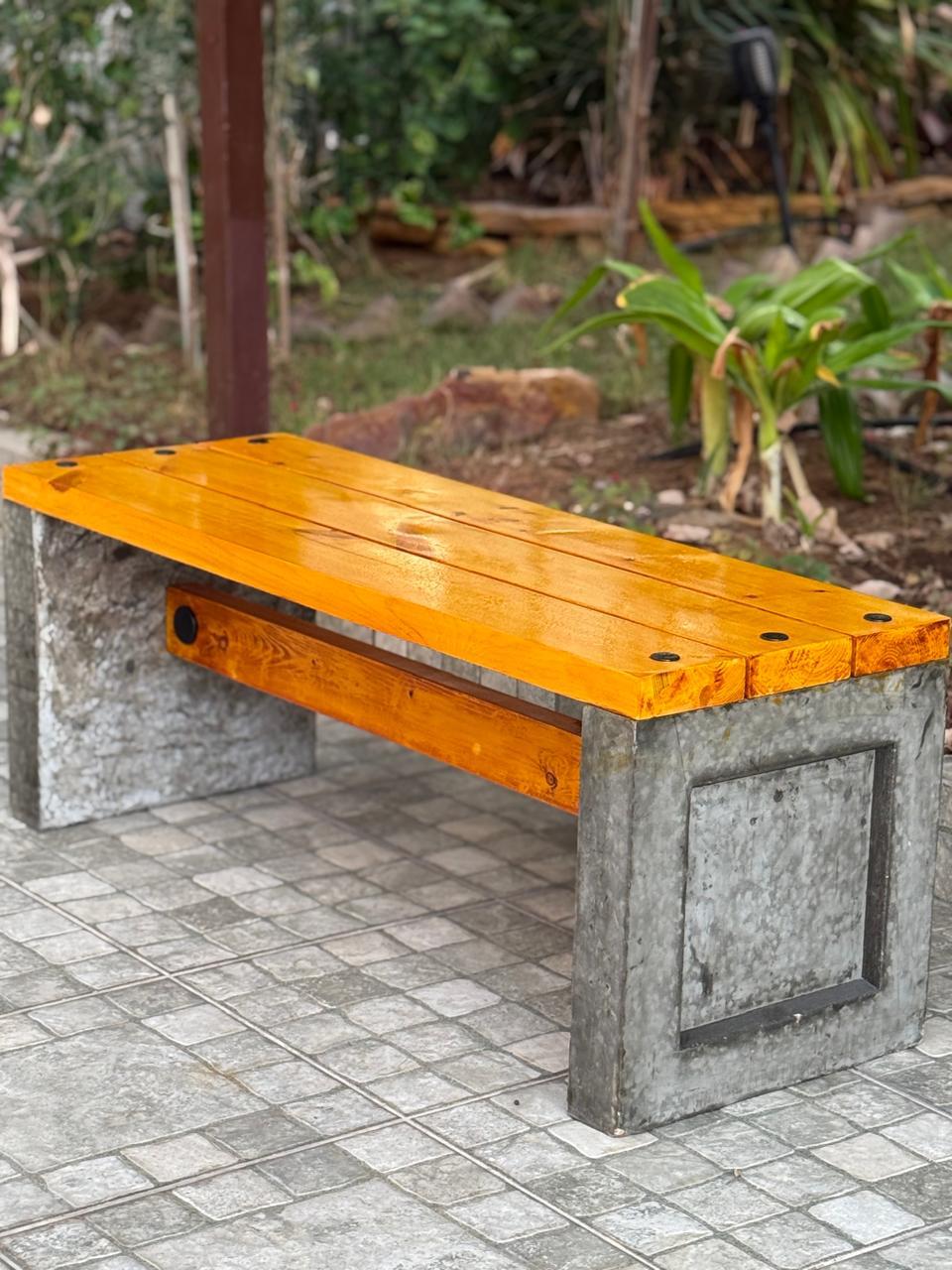 Misty Stone Bench