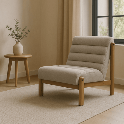 Achilles Camel Accent Chair