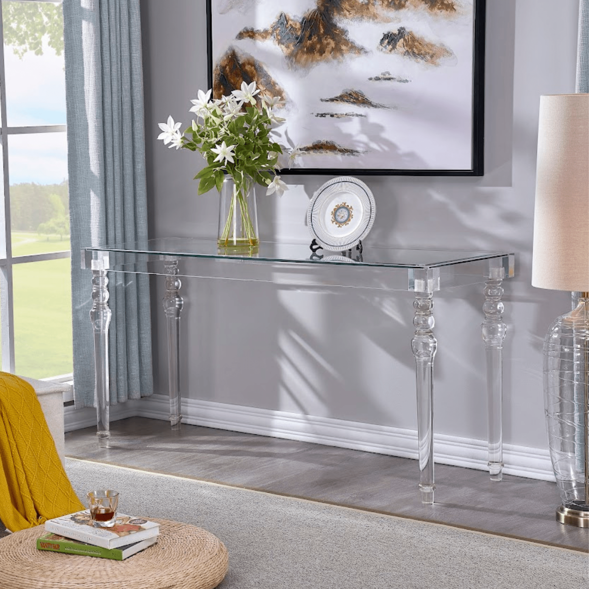 Acrylic Console Table