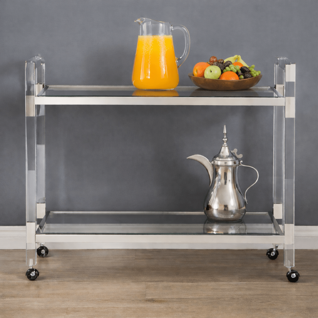 Acrylic service cart YM-F0366