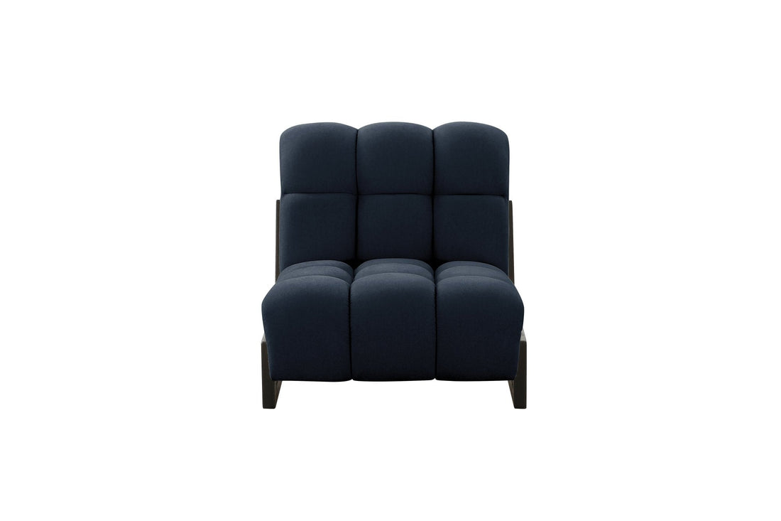 Admiral Navy Accent chair - Wooden frame