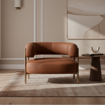 Adonis Rust Accent Chair
