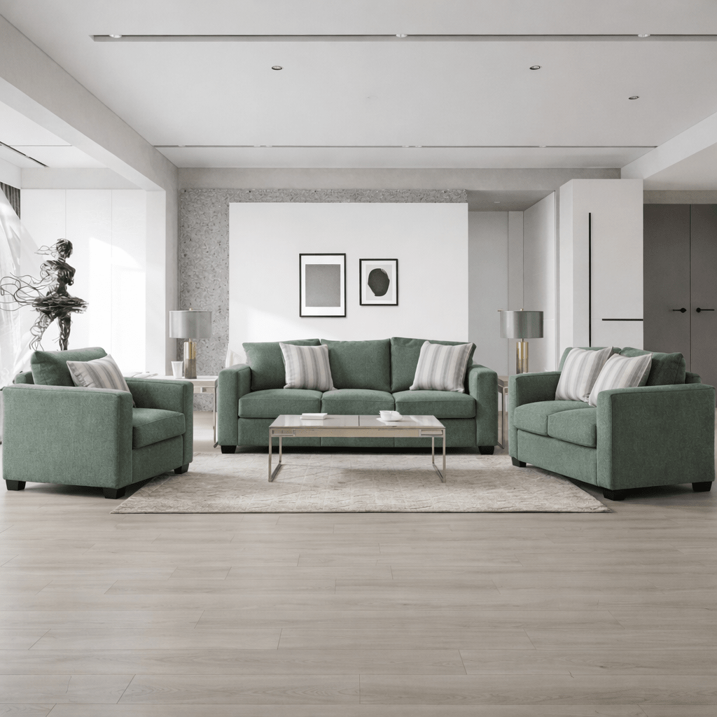 Adrian Green Sofa Set