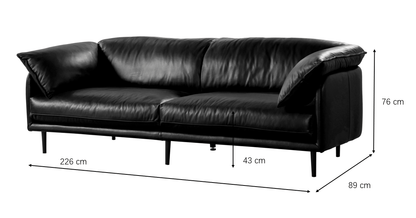 Nubo Black Sofa