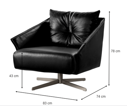 Nubo Black Sofa