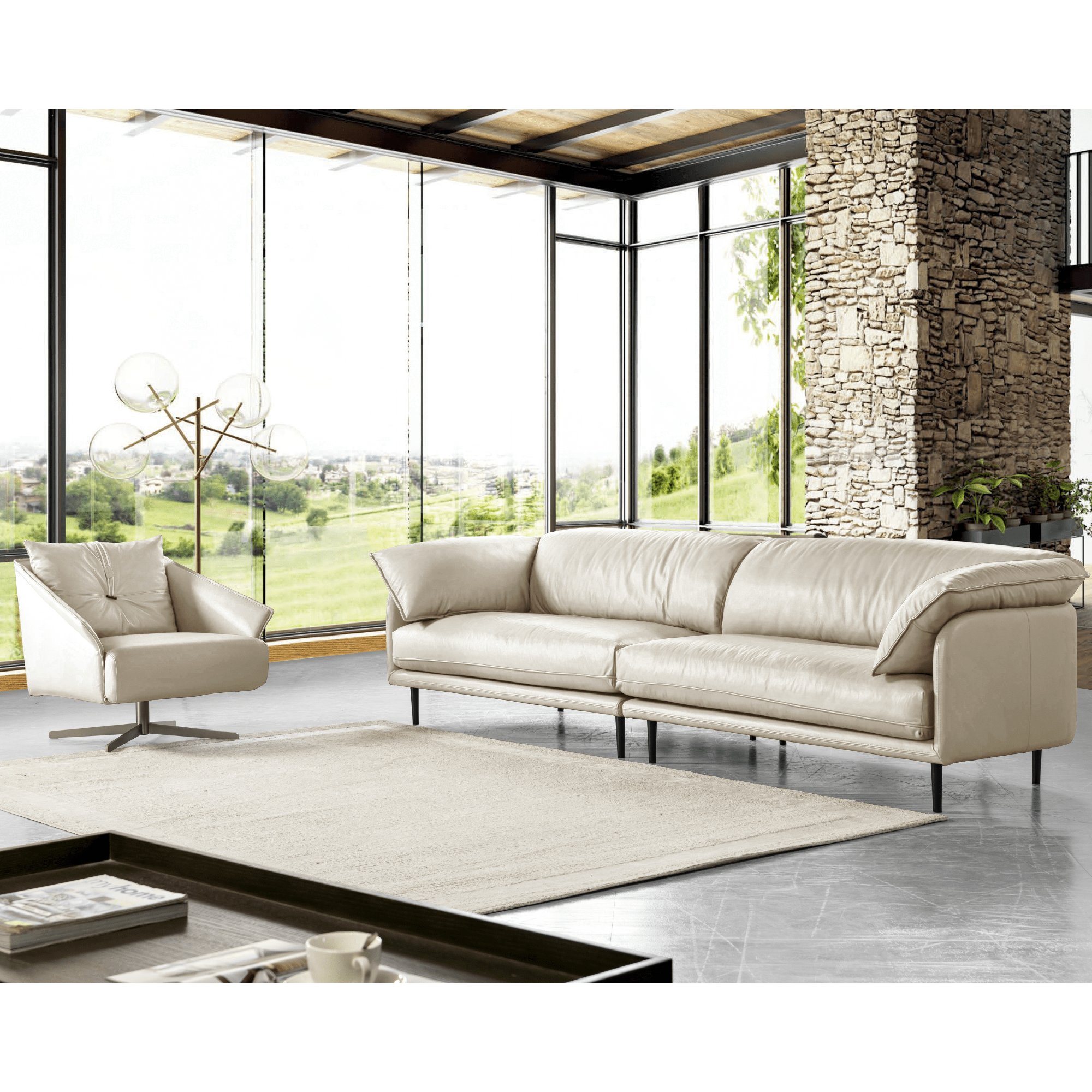 Nubo Black Sofa