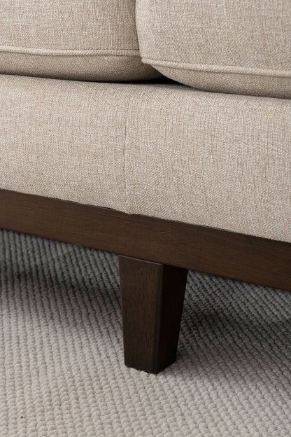 Ajda Beige 5 Seater Sofa