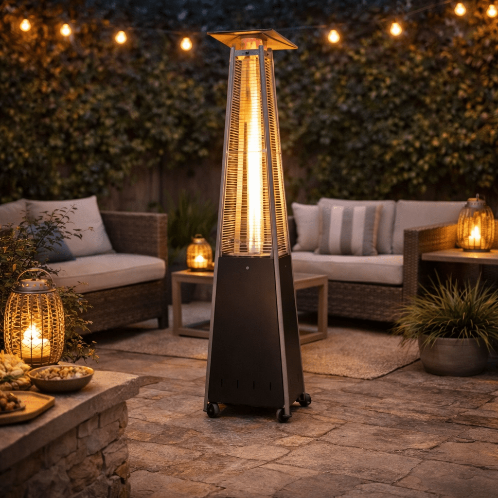 Al Faisaliyah Heater - Black&amp; stainless steel