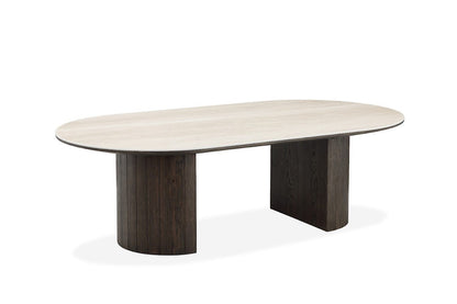 Alabaster Travertine Coffee Table