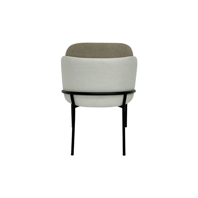 All Fabric Matte Black Dining Chair