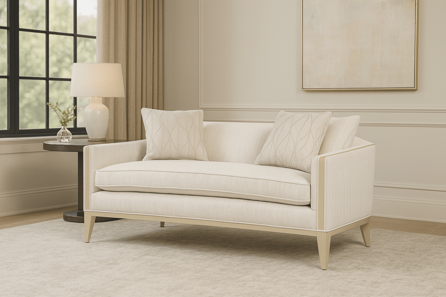 AlReem Mocha Loveseat