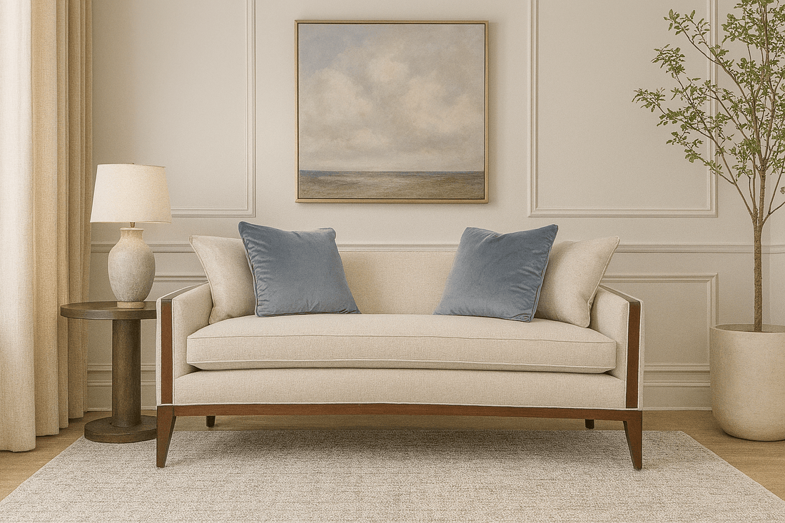 AlReem Royal Blue Loveseat