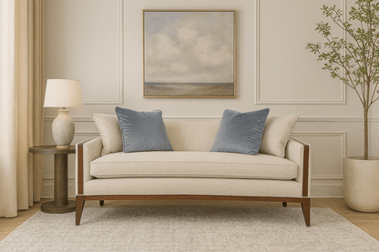 AlReem Royal Blue Loveseat