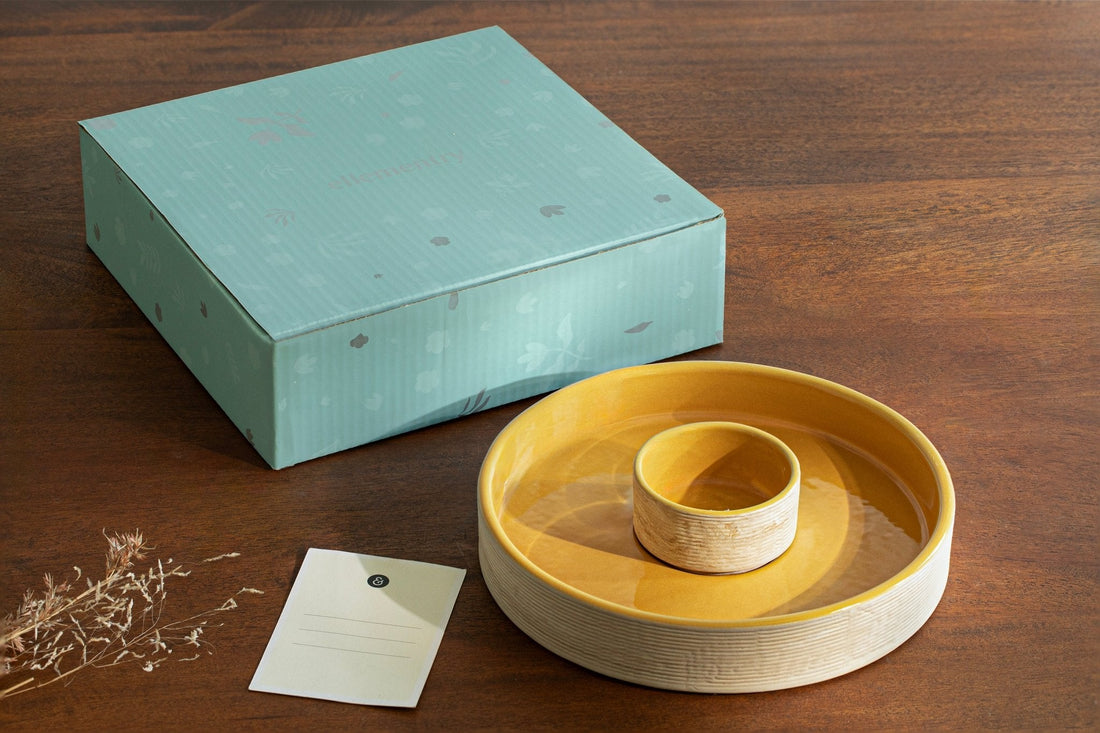 Amber Love Ceramic Chip-N-Dip