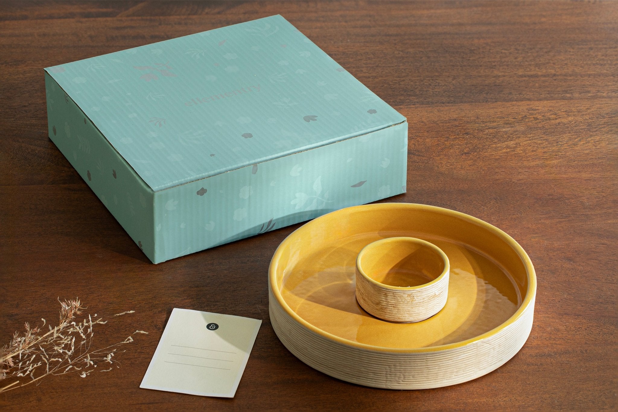 Amber Love Ceramic Chip-N-Dip