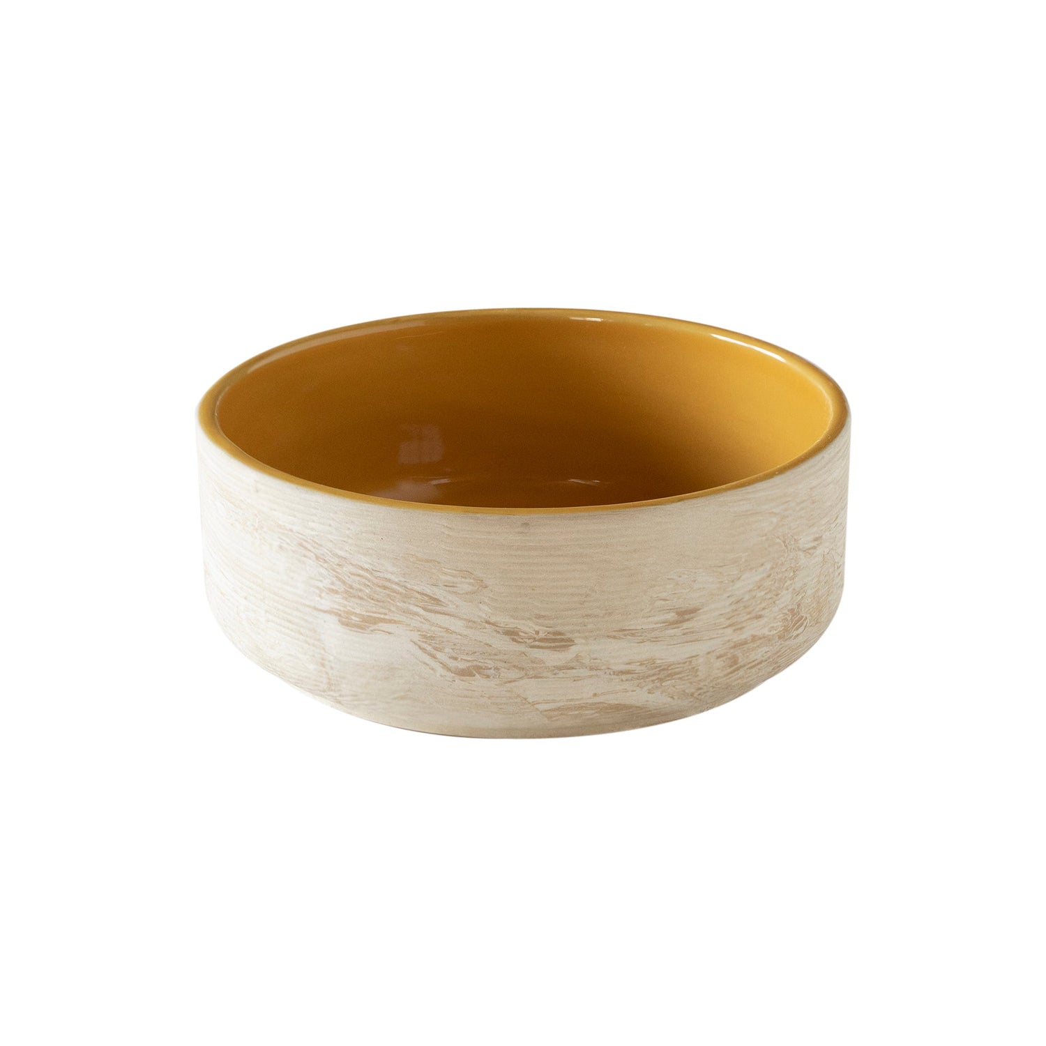 Amber Love Ceramic Serving Bowl
