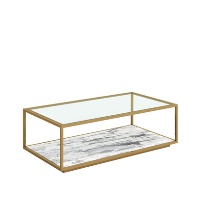 Amerah REC COFFEE TABLE - Travertine