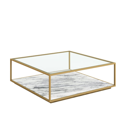 Amerah REC COFFEE TABLE - Travertine
