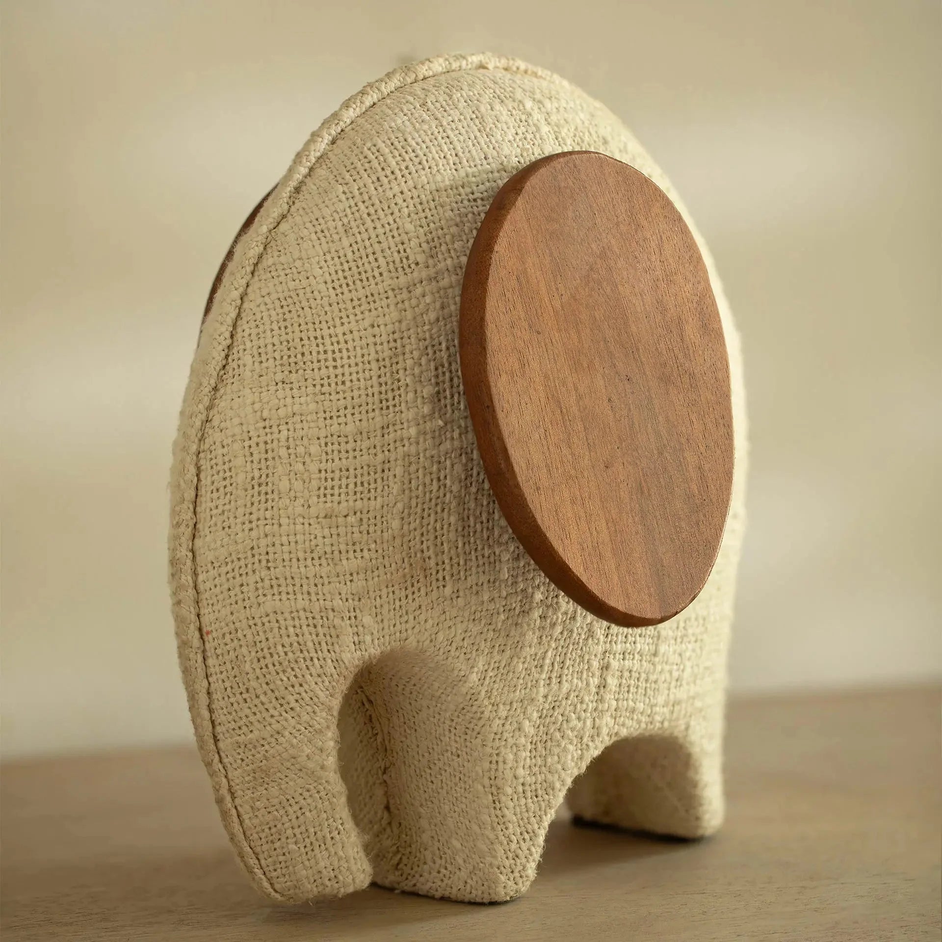 Anarva - Ecomix Elephant With Fabric &amp; Wood Small